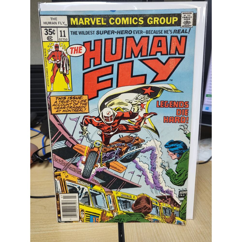 The Human Fly #11 (1978) Ernie Chan/Frank Robbins Cover FINE/VF Condition Marvel